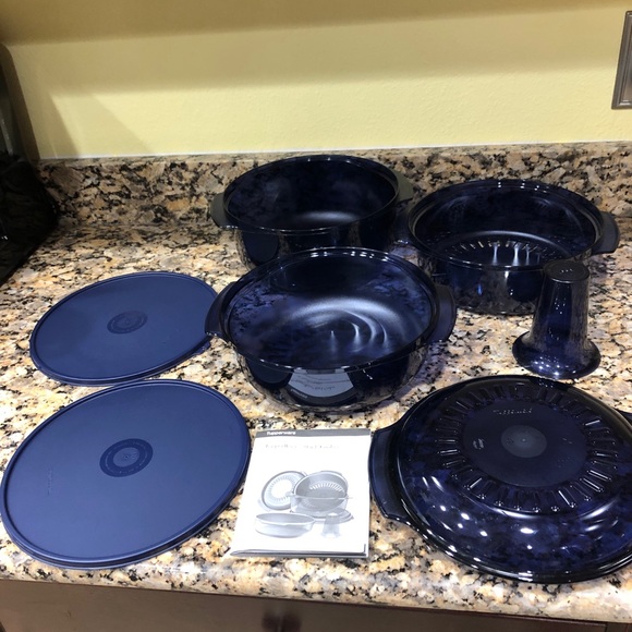Tupperware TupperWave Stack Cooker New 7 Pieces